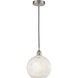 Edison White Mouchette 1 Light 10.00 inch Mini Pendant