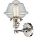 Franklin Restoration Small Oxford LED 7.5 inch Polished Nickel Sconce Wall Light, Franklin Restoration
