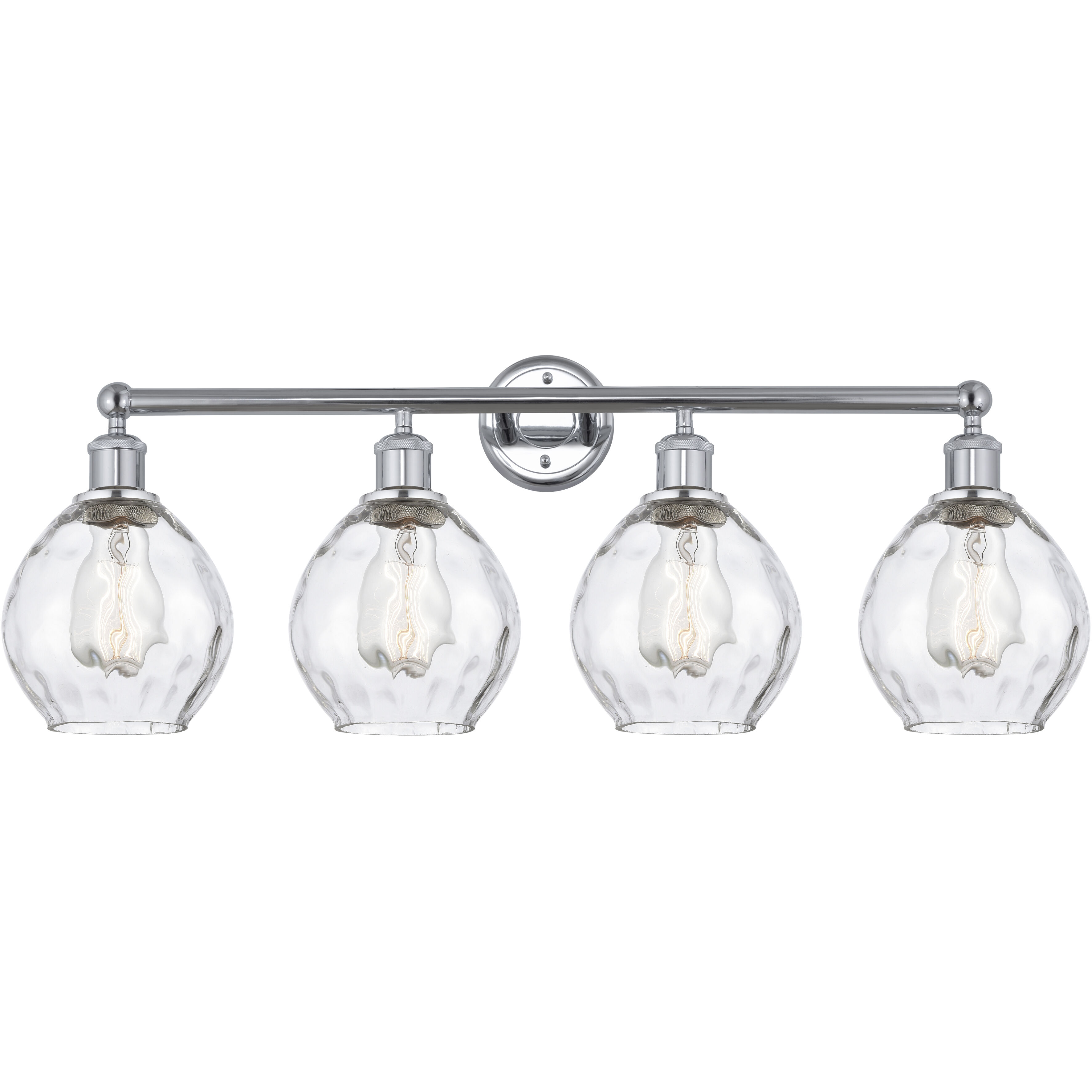 Edison Waverly 4 Light 33 inch Polished Chrome Bath Vanity Light Wall Light