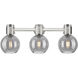 Downtown Urban Lawton Sphere 3 Light 24.00 inch Bathroom Vanity Light