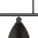 Ballston Dome 4 Light 48 inch Oil Rubbed Bronze Island Light Ceiling Light