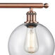 Ballston Athens LED 36 inch Antique Copper Bath Vanity Light Wall Light, Ballston