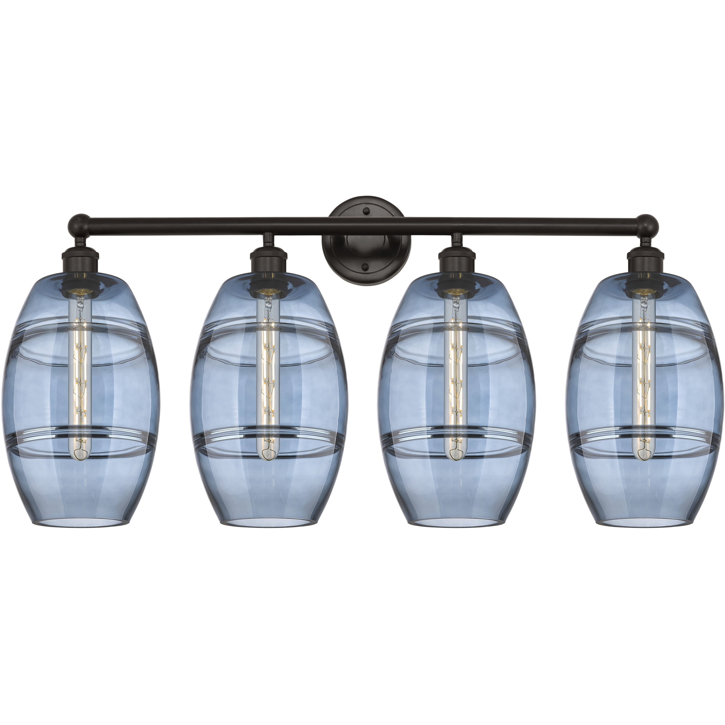Edison Vaz 4 Light 35 inch Oil Rubbed Bronze Bath Vanity Light Wall Light