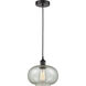 Edison Gorham LED 10 inch Matte Black Mini Pendant Ceiling Light