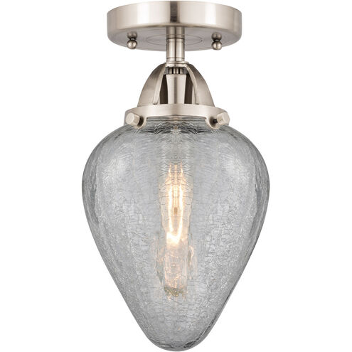 Nouveau 2 Geneseo LED 7 inch Brushed Satin Nickel Semi-Flush Mount Ceiling Light
