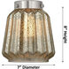 Aditi Chatham 1 Light 6 inch Brushed Satin Nickel Flush Mount Ceiling Light in Clear Glass, Aditi