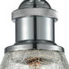 Ballston Conesus LED 6 inch Polished Chrome Semi-Flush Mount Ceiling Light, Ballston