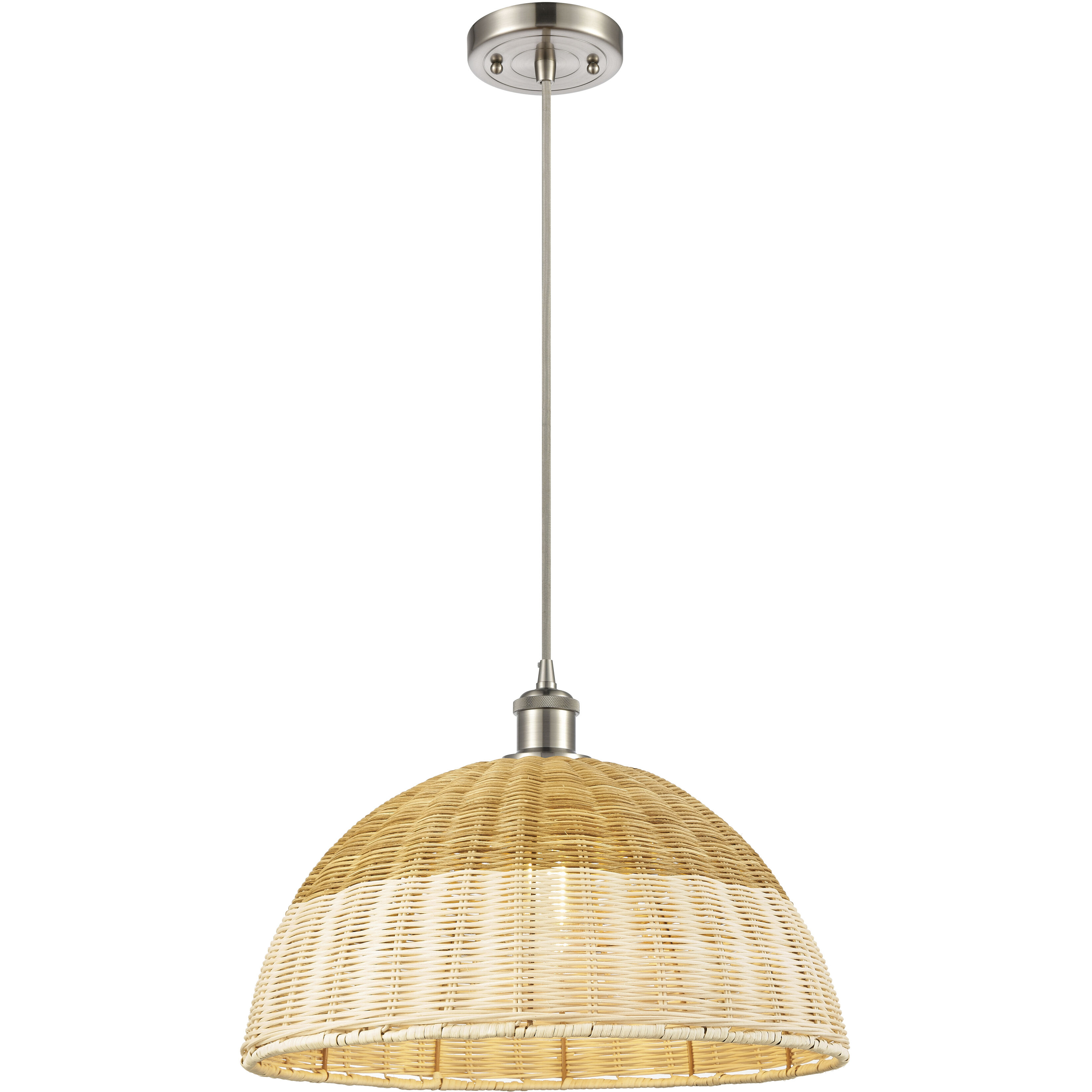 Ballston Bristol Natural II 1 Light 15.75 inch Mini Pendant