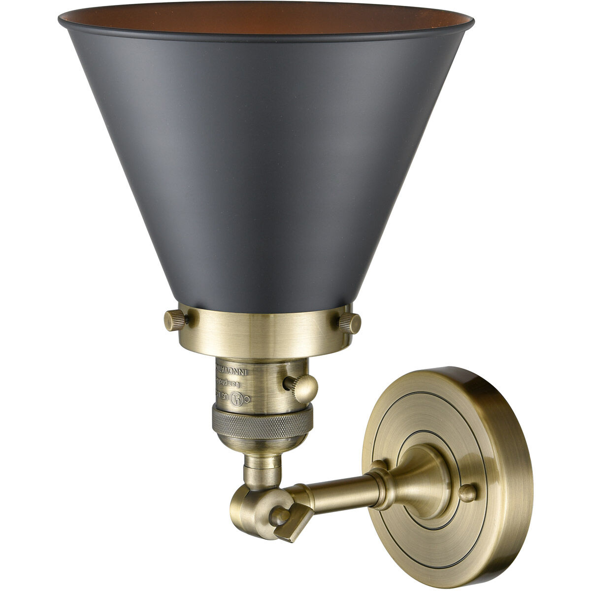 Franklin Restoration Appalachian 1 Light 8 inch Antique Brass Sconce Wall Light