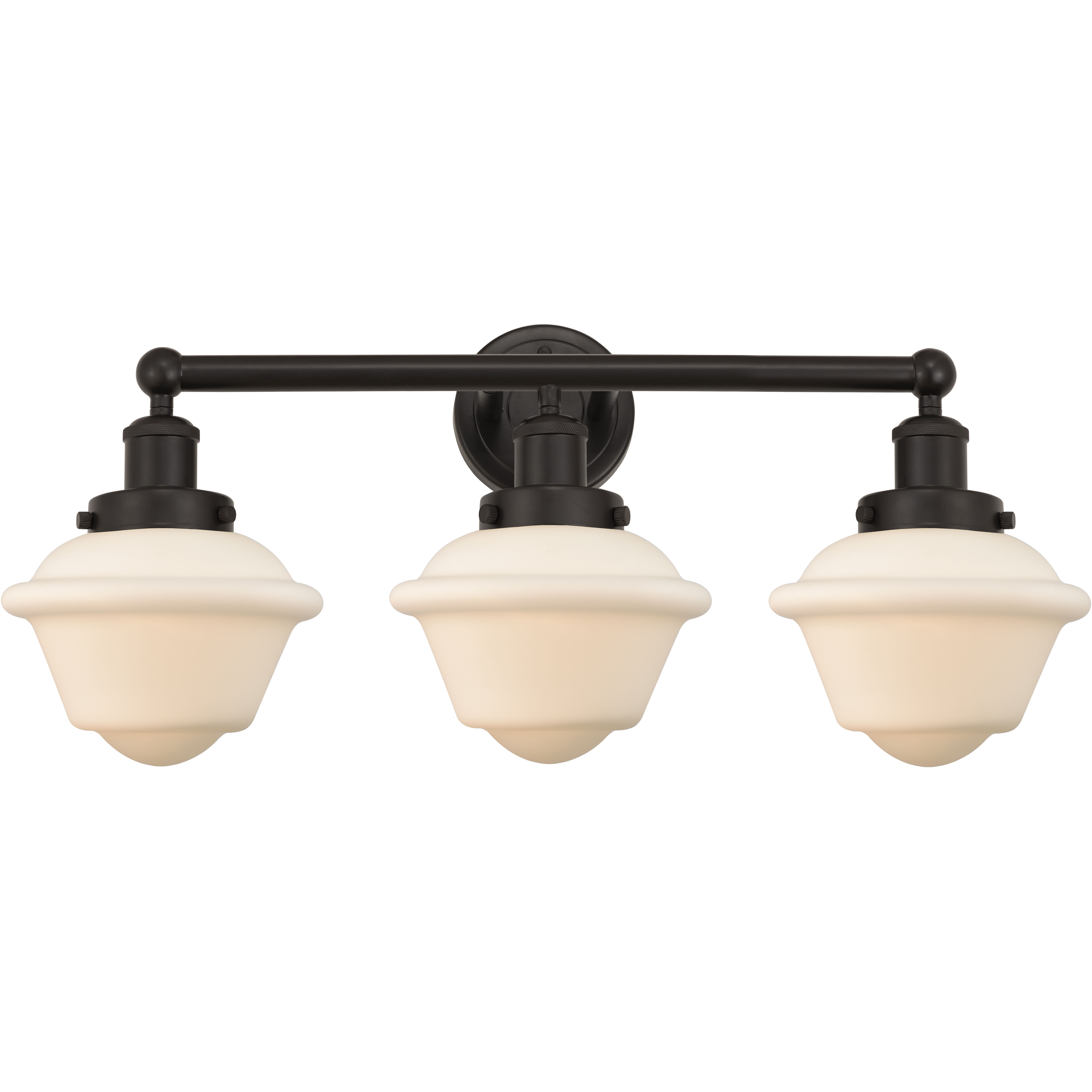 Oxford 3 Light 24.5 inch Oil Rubbed Bronze Bath Vanity Light Wall Light