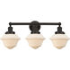 Oxford 3 Light 24.5 inch Oil Rubbed Bronze Bath Vanity Light Wall Light