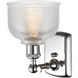 Ballston Dayton LED 6 inch Polished Chrome Sconce Wall Light in Clear Glass, Ballston