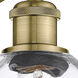 Ballston Waverly 1 Light 6 inch Antique Brass Sconce Wall Light