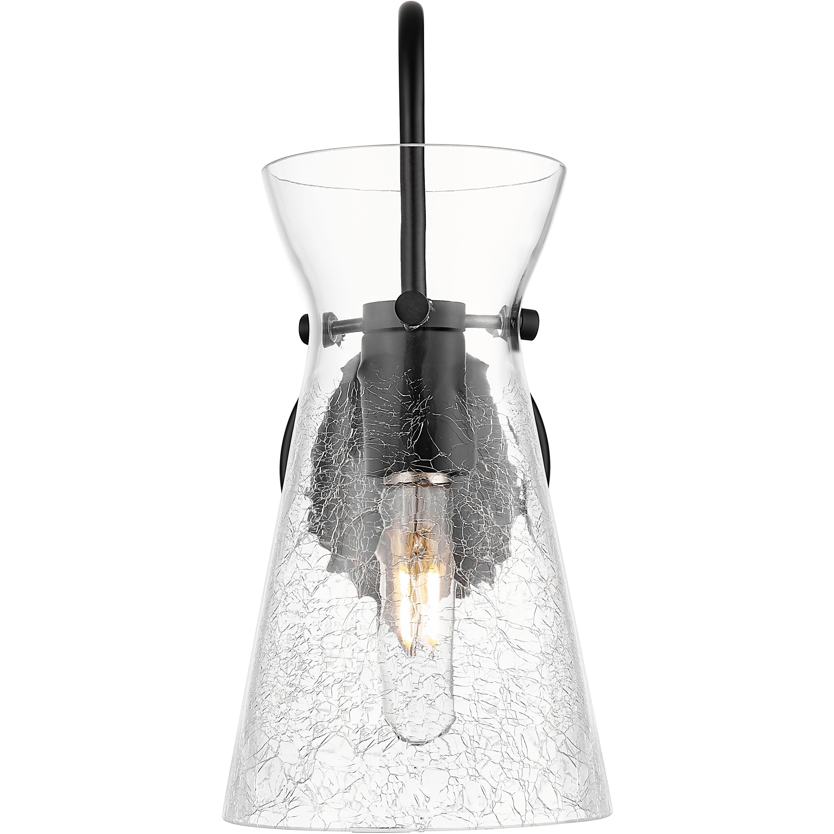 Nicole Sconce Wall Light in Matte Black