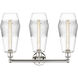 Windham 3 Light 25 inch Polished Nickel Bath Vanity Light Wall Light