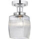 Colton 1 Light 6 inch Polished Chrome Semi-Flush Mount Ceiling Light