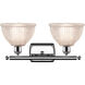 Ballston Arietta 2 Light 16 inch Polished Chrome Bath Vanity Light Wall Light, Ballston