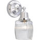 Aditi Colton 1 Light 5.5 inch Polished Chrome Sconce Wall Light, Aditi
