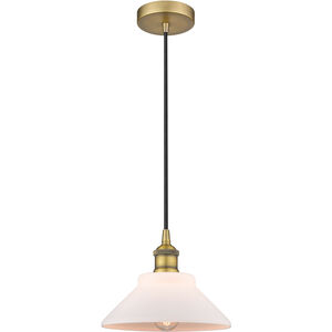 Edison Orwell 1 Light 8 inch Brushed Brass Mini Pendant Ceiling Light