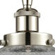 Geneseo 1 Light 6 inch Polished Nickel Semi-Flush Mount Ceiling Light