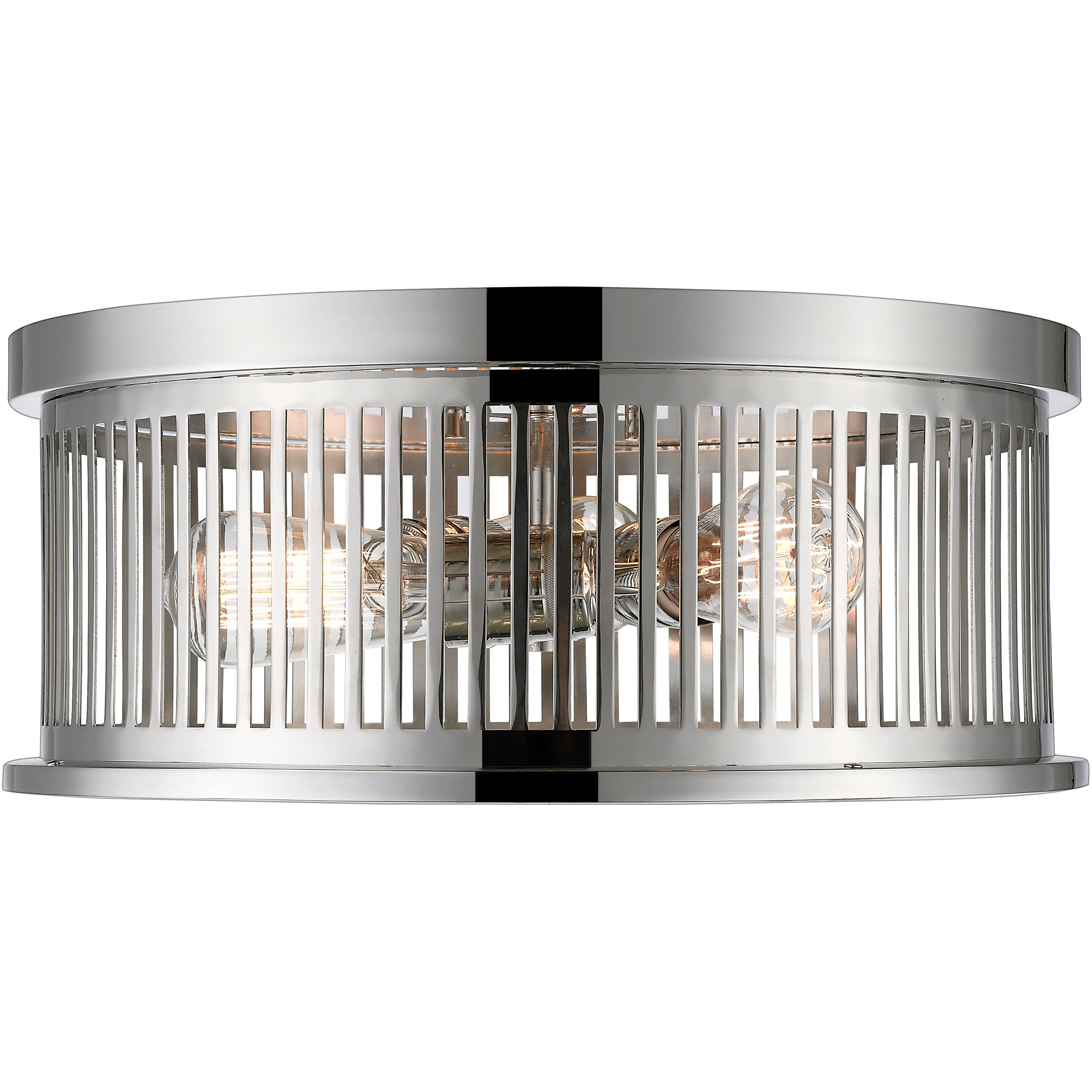 Camellia 3 Light 16.00 inch Flush Mount