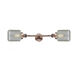 Franklin Restoration Stanton LED 6 inch Antique Copper Bath Vanity Light Wall Light, Franklin Restoration