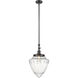 Franklin Restoration Bullet 1 Light 12 inch Oil Rubbed Bronze Mini Pendant Ceiling Light in Incandescent, Seedy