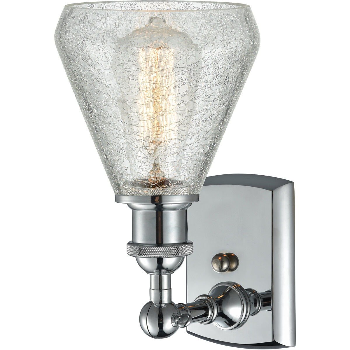Ballston Conesus LED 6 inch Polished Chrome Sconce Wall Light, Ballston