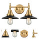 Caden LED 17 inch Brushed Brass Bath Vanity Light Wall Light