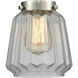 Nouveau 2 Chatham 1 Light 6 inch Antique Copper Mini Pendant Ceiling Light in Incandescent, Clear