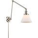 Large Cone 30 inch 60.00 watt Polished Nickel Swing Arm Wall Light, Franklin Restoration