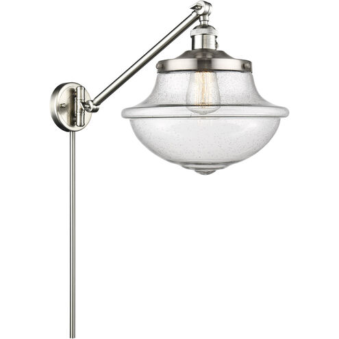 Large Oxford 1 Light 12.00 inch Swing Arm Light/Wall Lamp