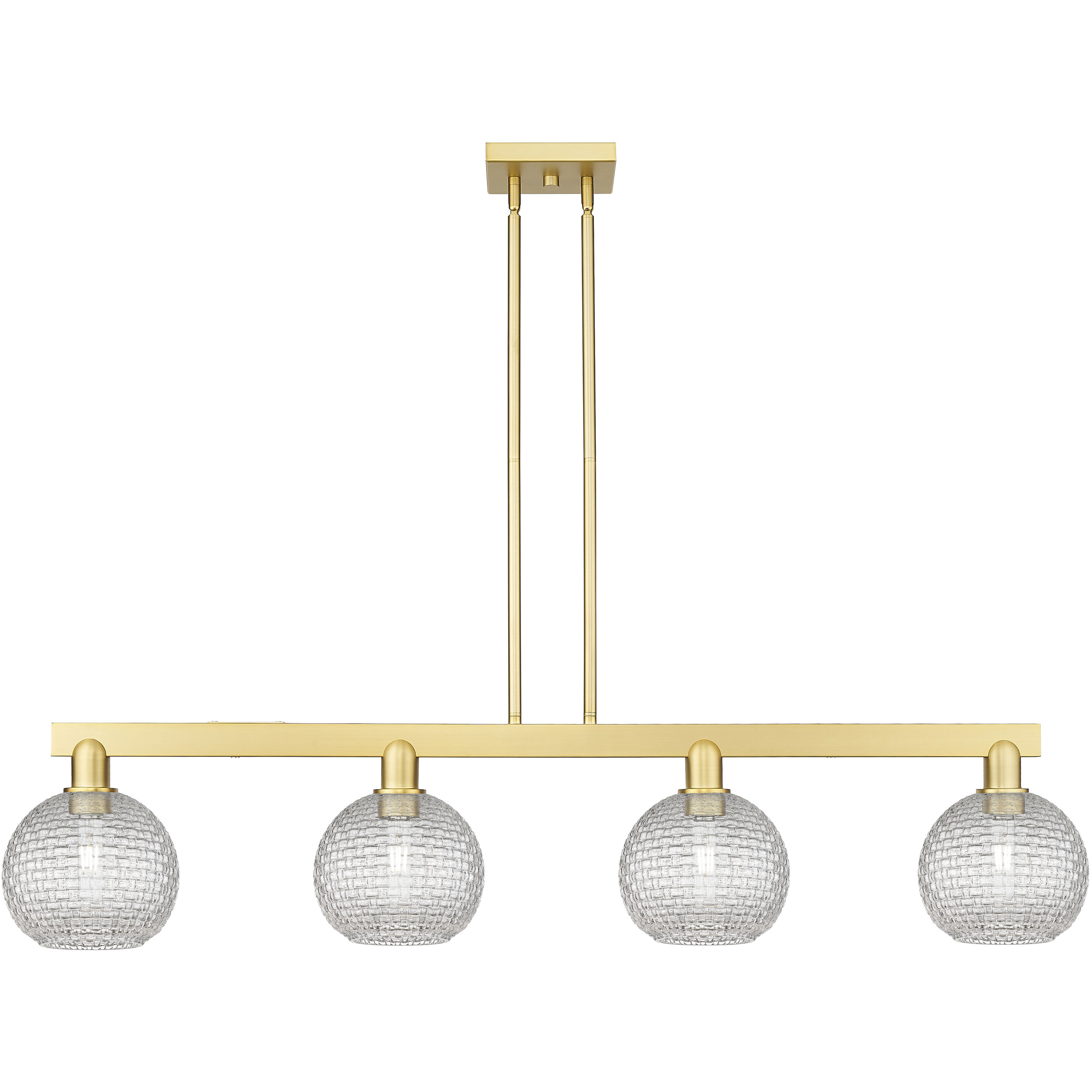 Arcadia Athens Island Light Ceiling Light in Satin Gold