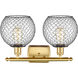 Ballston Farmhouse Chicken Wire LED 16 inch Satin Gold Bath Vanity Light Wall Light, Ballston