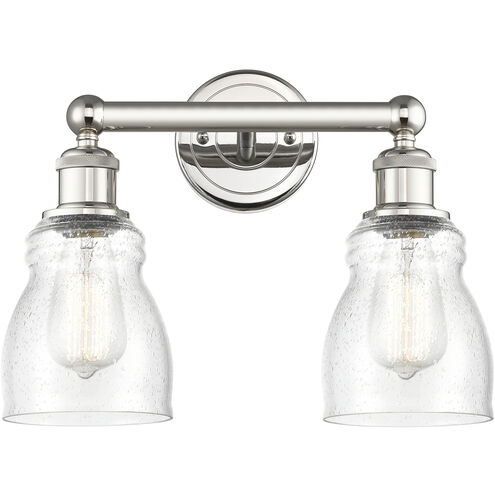 Ellery 2 Light 13.75 inch Polished Nickel Bath Vanity Light Wall Light in Seedy