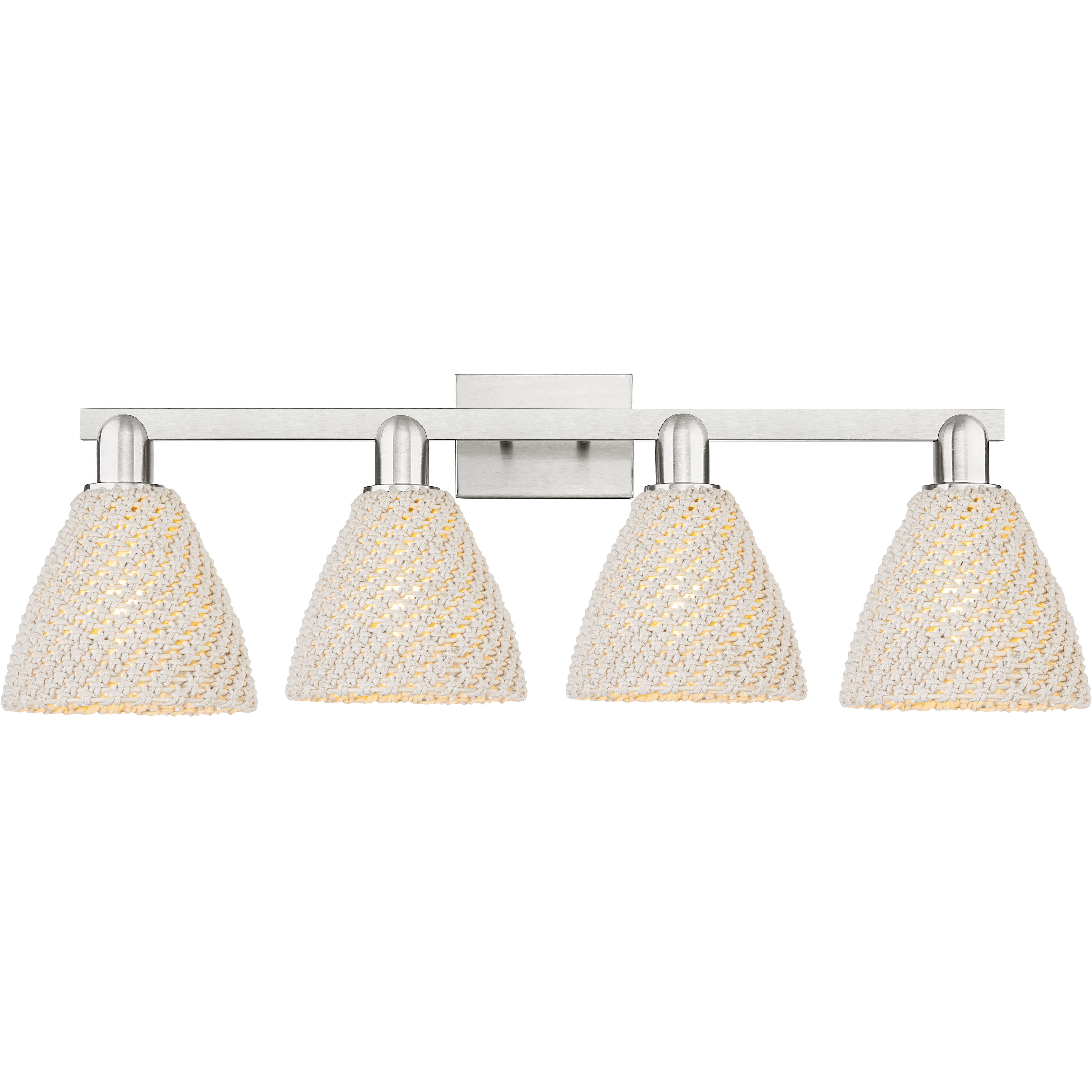 Natural Ballston Dome 4 Light 36.00 inch Bathroom Vanity Light
