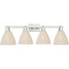 Natural Ballston Dome 4 Light 36.00 inch Bathroom Vanity Light