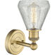 Conesus 1 Light 6 inch Brushed Brass and Clear Crackle Sconce Wall Light