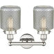 Stanton 2 Light 15 inch Polished Nickel Bath Vanity Light Wall Light