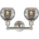 Edison Rochester 2 Light 14.88 inch Brushed Satin Nickel Bath Vanity Light Wall Light