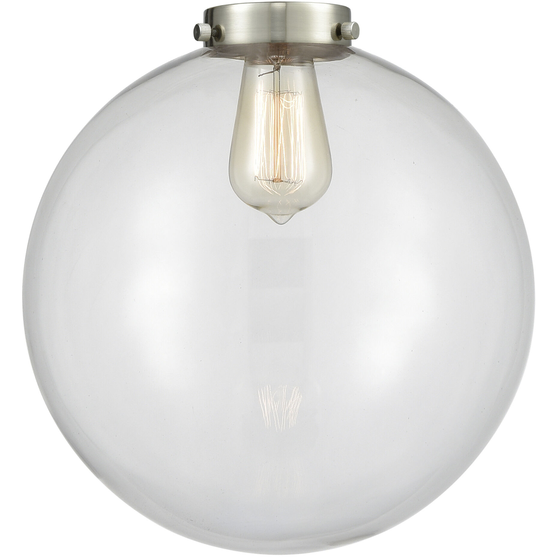 Franklin Restoration Beacon LED 12 inch Polished Nickel Mini Pendant Ceiling Light in Clear, Franklin Restoration