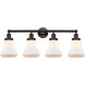 Bellmont 4 Light 33.5 inch Oil Rubbed Bronze Bath Vanity Light Wall Light