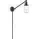 Dover 30 inch 60.00 watt Oil Rubbed Bronze Swing Arm Wall Light, Franklin Restoration