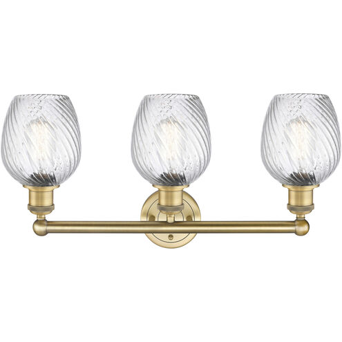 Salina 3 Light 23 inch Brushed Brass Bath Vanity Light Wall Light