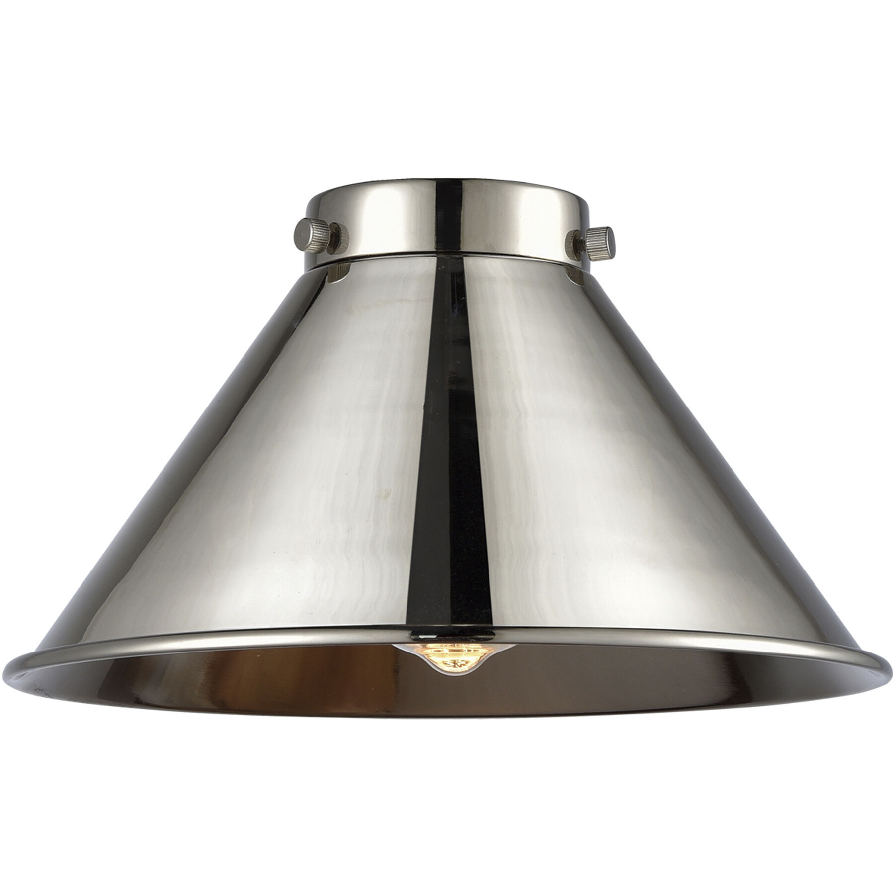 Franklin Restoration Briarcliff LED 10 inch Polished Nickel Mini Pendant Ceiling Light, Franklin Restoration
