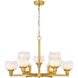 Cairo LED 30 inch Satin Gold Chandelier Ceiling Light