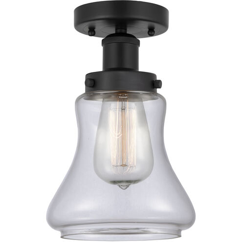 Bellmont 1 Light 6.5 inch Matte Black Semi-Flush Mount Ceiling Light