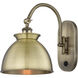 Adirondack 1 Light 8.13 inch Antique Brass Sconce Wall Light