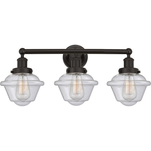 Oxford 3 Light 24.5 inch Oil Rubbed Bronze Bath Vanity Light Wall Light
