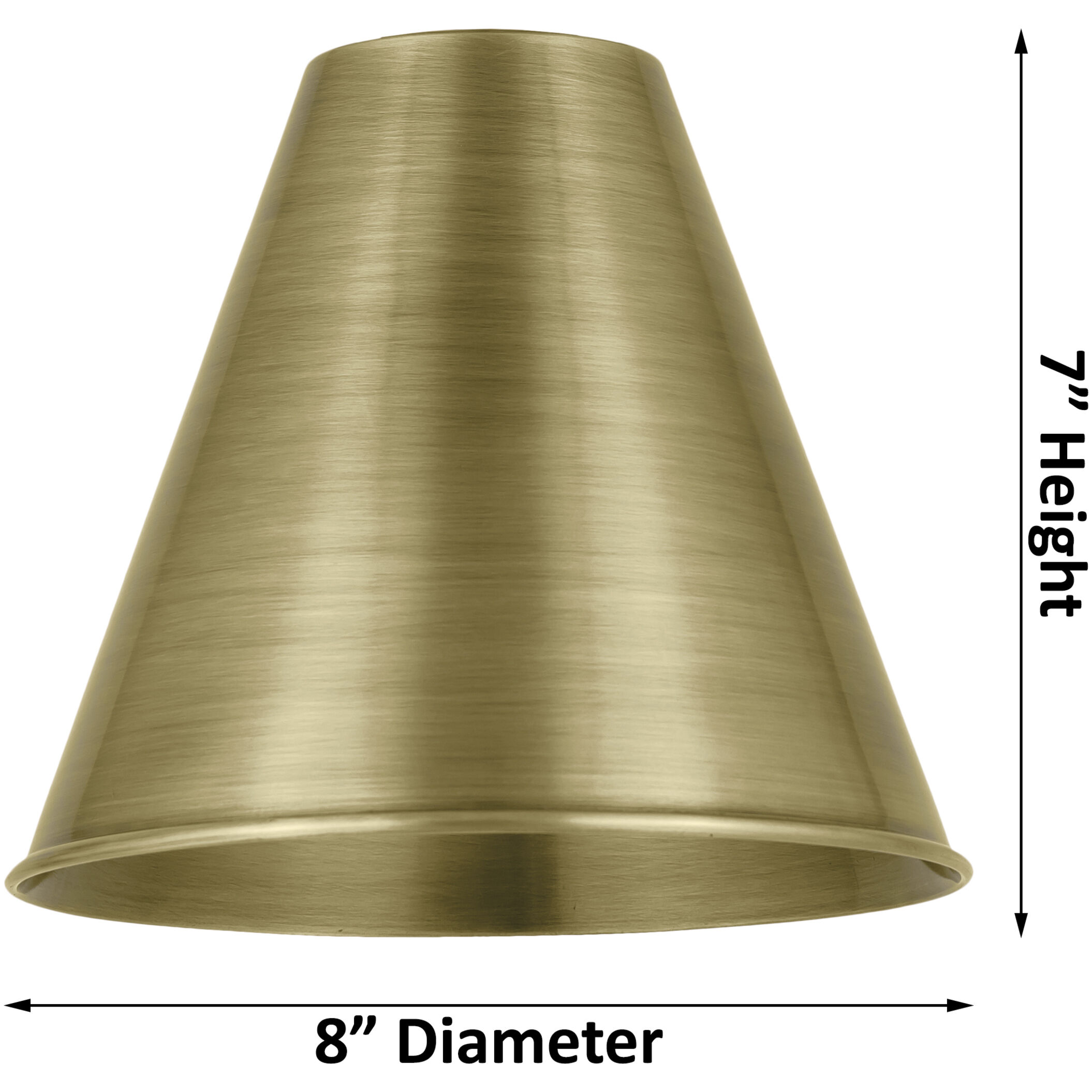 Ballston Cone 1 Light 8 inch Brushed Satin Nickel Mini Pendant Ceiling Light